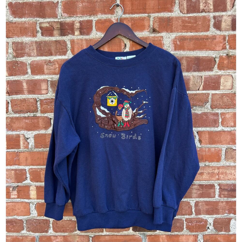 VTG Nutcracker Christmas Sweatshirt for Grandparents Size L